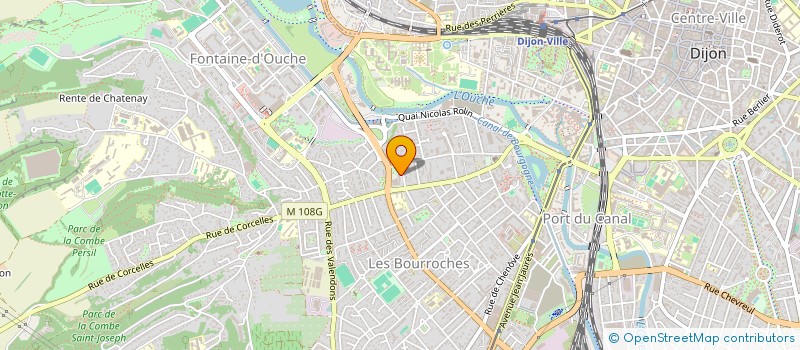 localisation de l'entreprise 332 580 109   DIJON