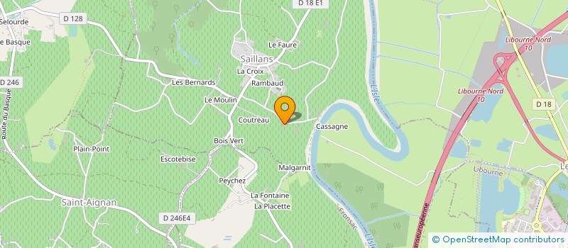 localisation de l'entreprise 332 632 603   SAILLANS