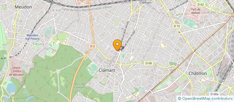 localisation de l'entreprise 332 688 464 à CLAMART