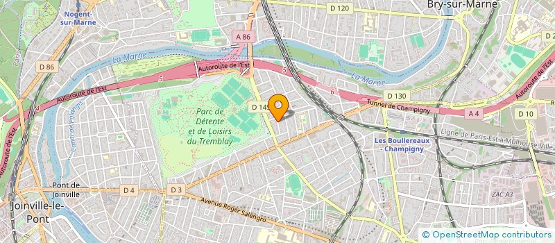 localisation de l'entreprise 332 807 338 à CHAMPIGNY-SUR-MARNE