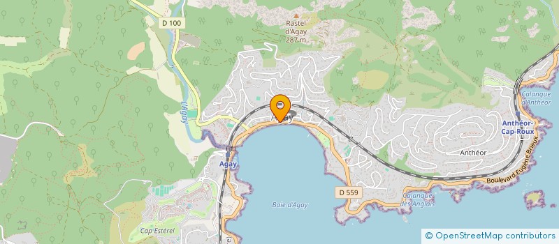 localisation de l'entreprise 332 817 436 à SAINT-RAPHAEL