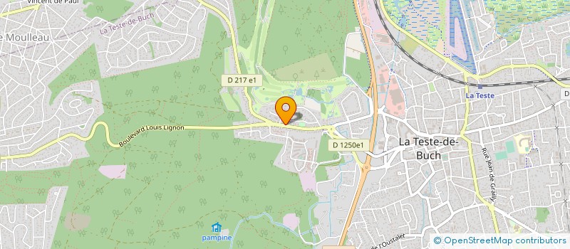 localisation de l'entreprise 332 954 437   LA TESTE-DE-BUCH