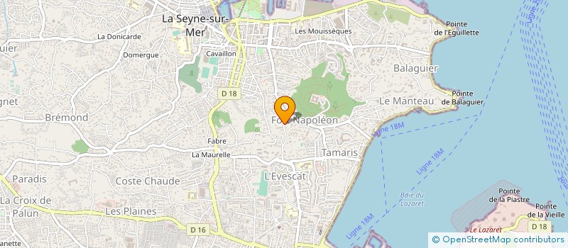 localisation de l'entreprise 333 043 560 à LA SEYNE-SUR-MER