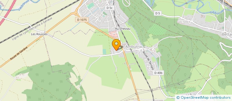 localisation de l'entreprise 333 077 113 à AMBERIEU-EN-BUGEY