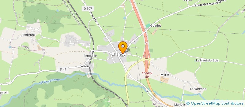 localisation de l'entreprise 333 207 603   CHANGY