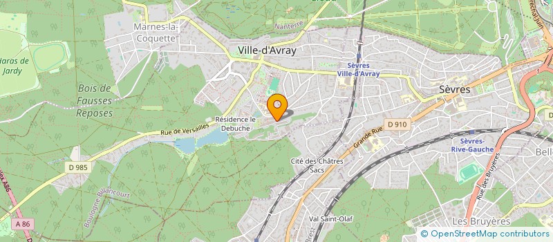 localisation de l'entreprise 333 390 417   VILLE-D'AVRAY