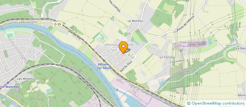 localisation de l'entreprise 333 681 823   VERNOU-LA-CELLE-SUR-SEINE