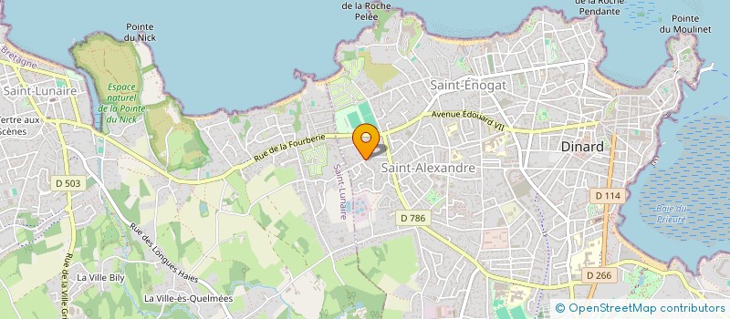 localisation de l'entreprise 333 739 357 à DINARD