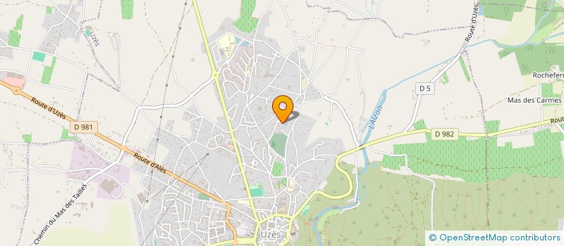 localisation de l'entreprise 333 826 550   UZES