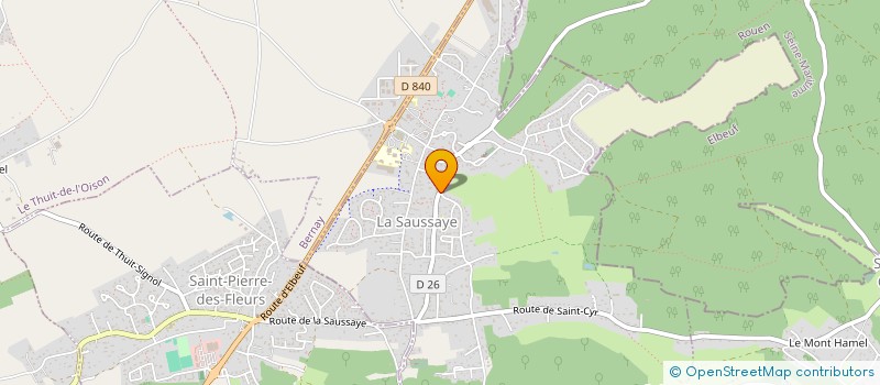 localisation de l'entreprise 333 907 798   LA SAUSSAYE