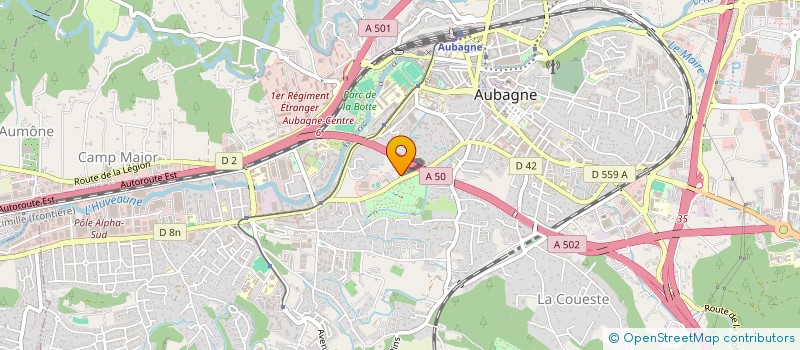 localisation de l'entreprise 334 058 161   AUBAGNE