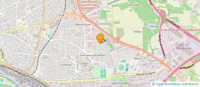 localisation de l'entreprise 334 074 051   BEZIERS