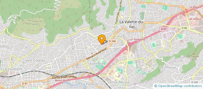 localisation de l'entreprise 334 263 985 à TOULON