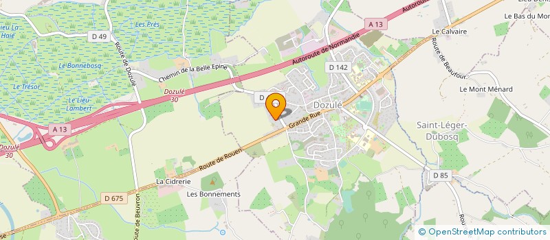 localisation de l'entreprise 334 294 162   DOZULE