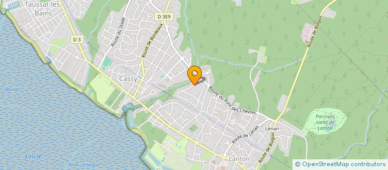 localisation de l'entreprise 334 396 116   ANDERNOS-LES-BAINS