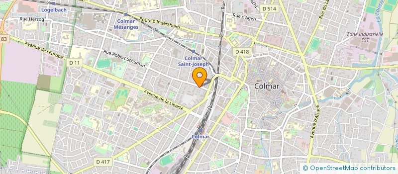 localisation de l'entreprise 334 447 497   COLMAR