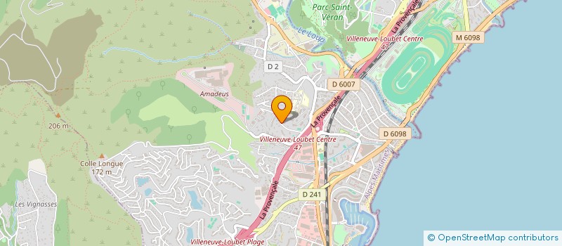 localisation de l'entreprise 334 505 831   VILLENEUVE-LOUBET