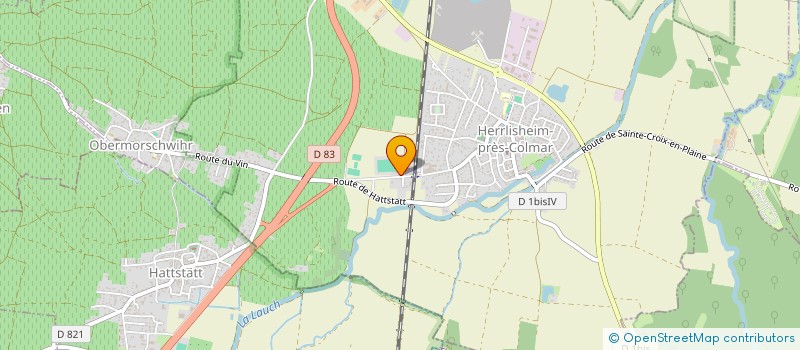 localisation de l'entreprise 334 528 205   HERRLISHEIM-PRES-COLMAR