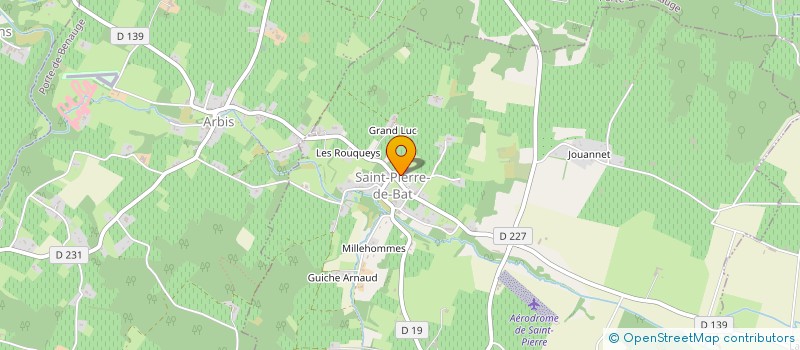 localisation de l'entreprise 334 541 539   SAINT-PIERRE-DE-BAT