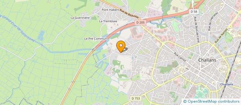 localisation de l'entreprise 334 854 924  à CHALLANS