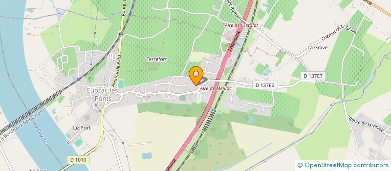 localisation de l'entreprise 334 986 650   CUBZAC-LES-PONTS