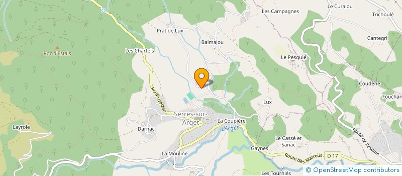 localisation de l'entreprise 335 110 441 à SERRES-SUR-ARGET