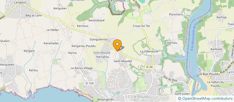 localisation de l'entreprise 335 178 125 à CLOHARS-CARNOET