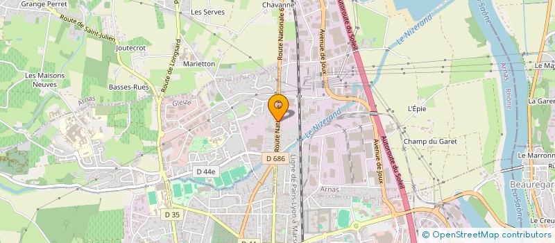 localisation de l'entreprise 335 288 718   ARNAS