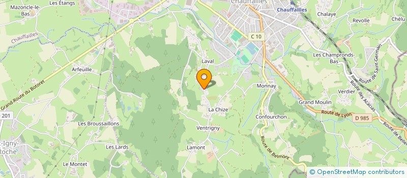 localisation de l'entreprise 337 491 468 à CHAUFFAILLES