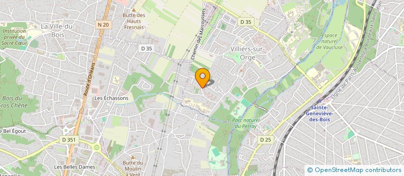 localisation de l'entreprise 337 605 638   VILLIERS-SUR-ORGE