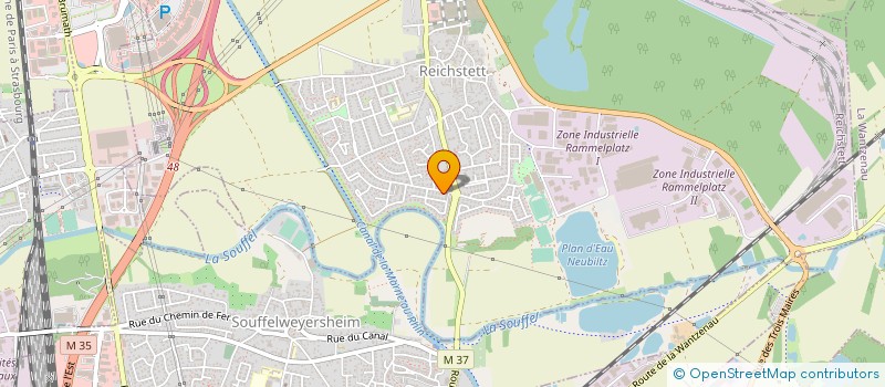 localisation de l'entreprise 337 632 780 à STRASBOURG