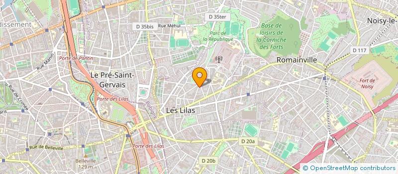 localisation de l'entreprise 337 680 920 à LES LILAS