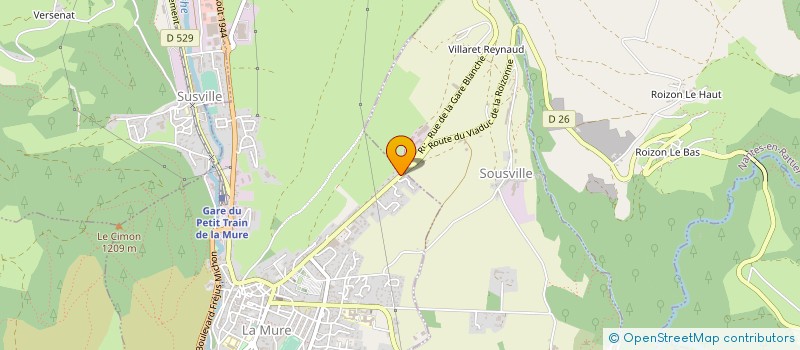 localisation de l'entreprise 337 879 837   LA MURE