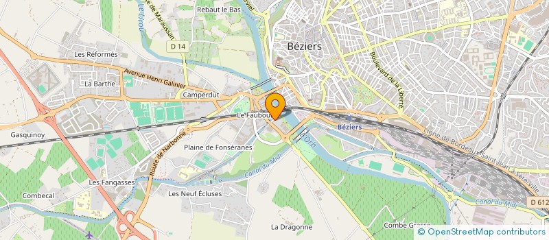 localisation de l'entreprise 337 970 768   BEZIERS