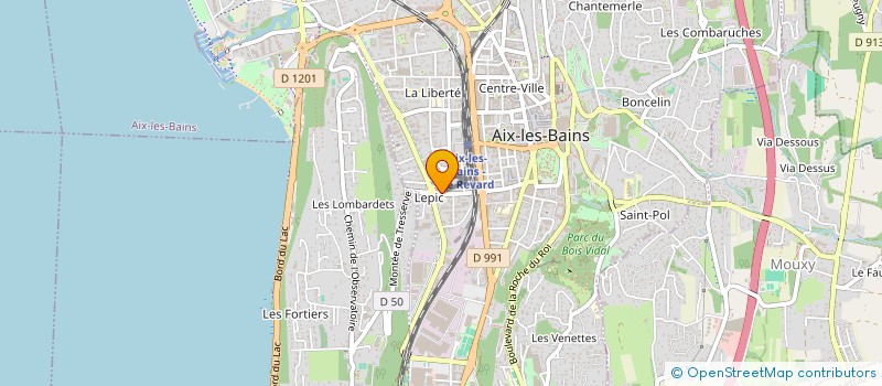 localisation de l'entreprise 337 RUE DE GENEVE  AIX-LES-BAINS