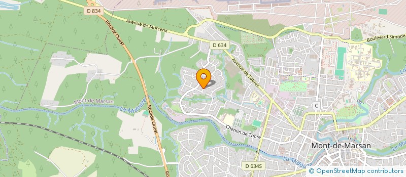 localisation de l'entreprise 338 085 491   MONT-DE-MARSAN