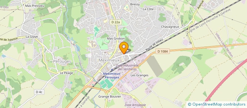 localisation de l'entreprise 338 186 786 à MEXIMIEUX