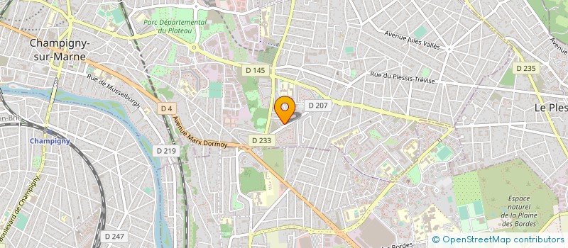 localisation de l'entreprise 338 230 519  à CHAMPIGNY-SUR-MARNE