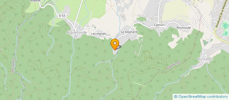 localisation de l'entreprise 338 284 078   AIGUEFONDE