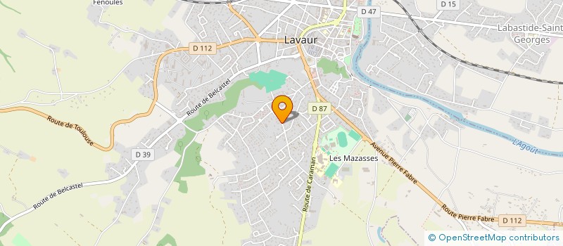 localisation de l'entreprise 338 304 462   LABASTIDE-SAINT-GEORGES