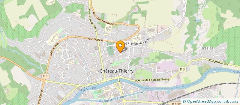 localisation de l'entreprise 338 482 771   CHATEAU-THIERRY