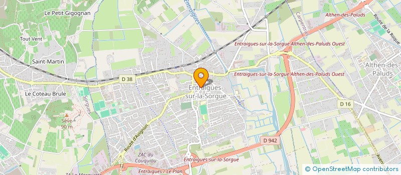 localisation de l'entreprise 338 532 914   ENTRAIGUES-SUR-LA-SORGUE