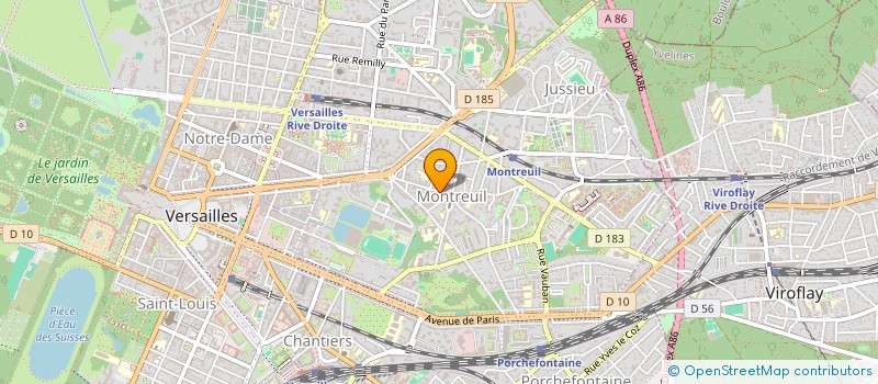 localisation de l'entreprise 338 548 688  à VERSAILLES
