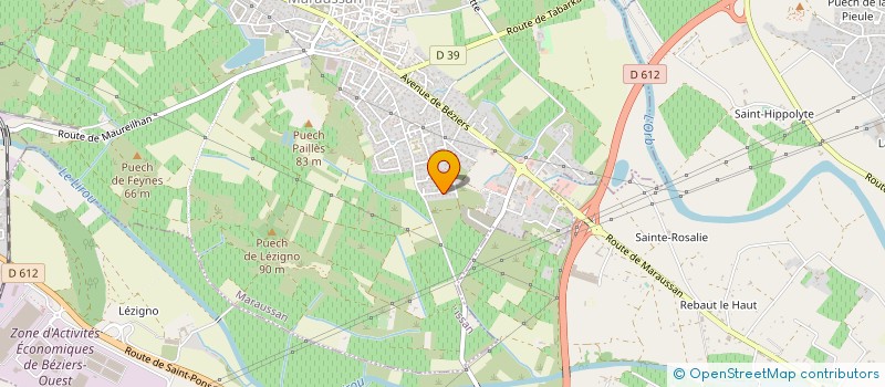 localisation de l'entreprise 338 594 583   BEZIERS