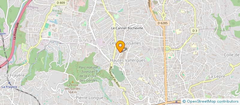 localisation de l'entreprise 338 695 737   ROQUEBRUNE-SUR-ARGENS