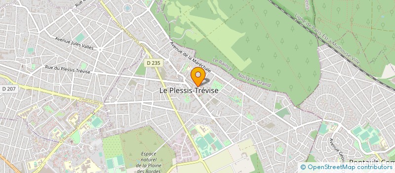 localisation de l'entreprise 338 761 067 à LE PLESSIS-TREVISE