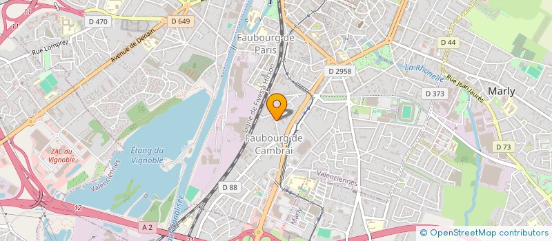 localisation de l'entreprise 338 763 675 à VALENCIENNES