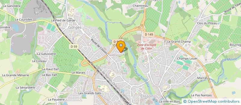 localisation de l'entreprise 338 989 940   BOUSSAY