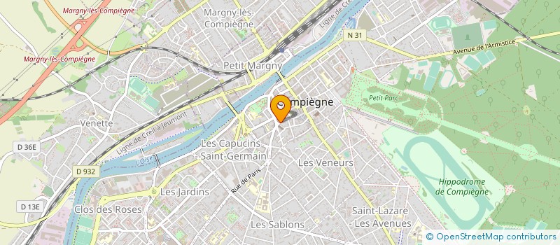 localisation de l'entreprise 339 101 750   COMPIEGNE