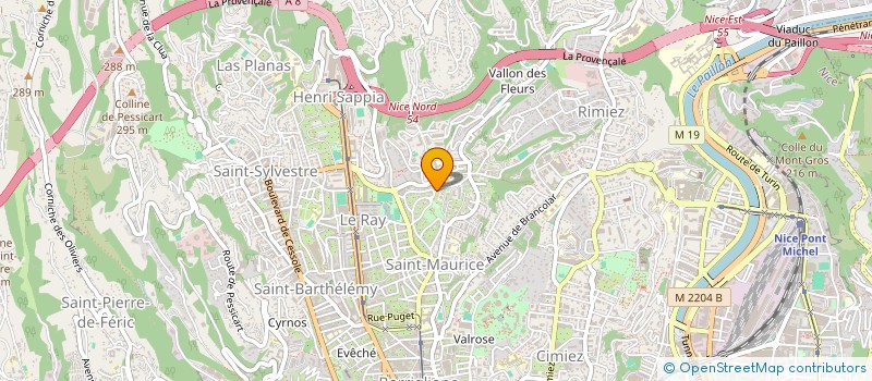 localisation de l'entreprise 339 188 591 à NICE
